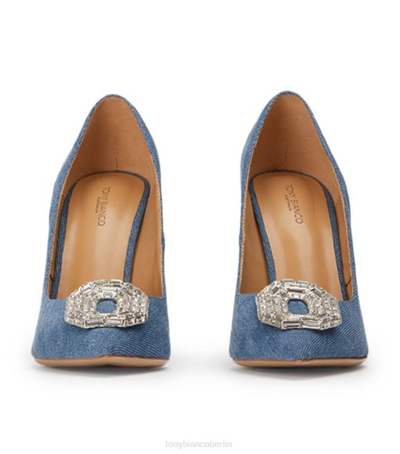Bling Heels| de Tony Bianco Frauen Alison Heels gewaschener Denim 4624295